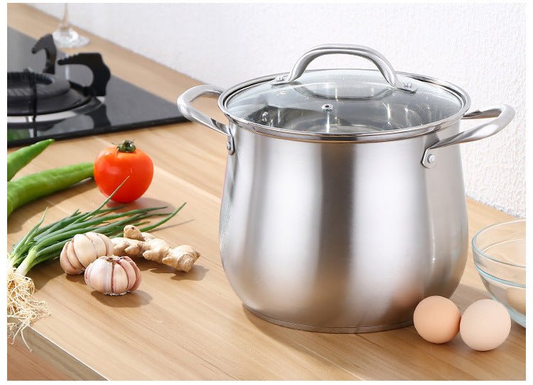 Double-Bottom Stainless Soup Pot - Home2luxury 
