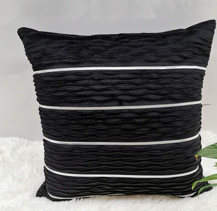 Striped Velvet Pillow Cover - Luxury & Simple - Home2luxury 