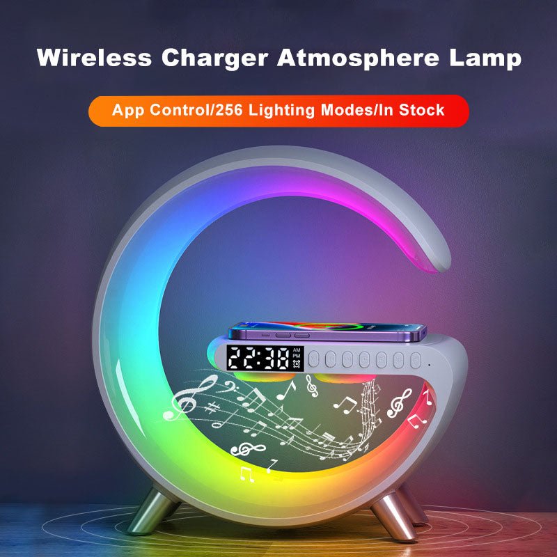 3-in-1 Lamp Speaker Charger. - Home2luxury 