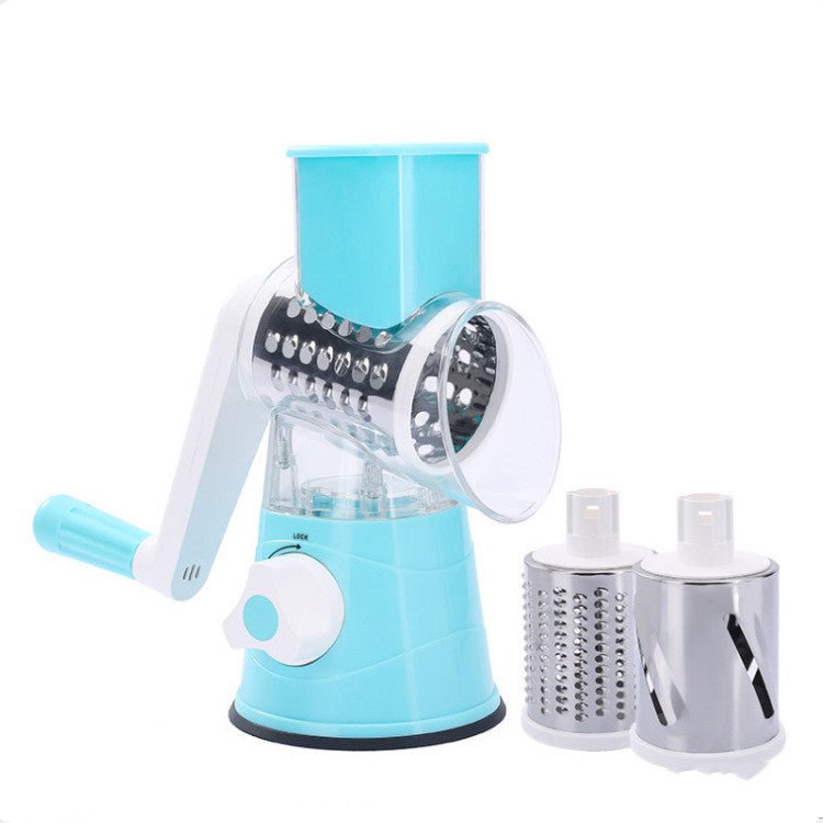Vertical Vegetable Slicer - Rotary Grater & Cutter. - Home2luxury 
